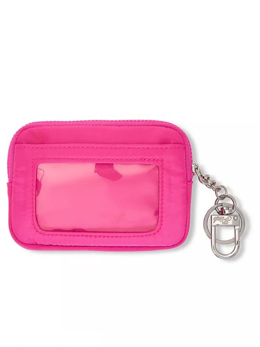Victoria’s Secret PINK Hot Pink Key Pouch with Carabiner